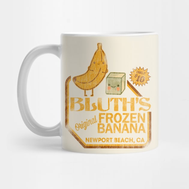 Retro Distressed Bluth's Banana Stand by darklordpug